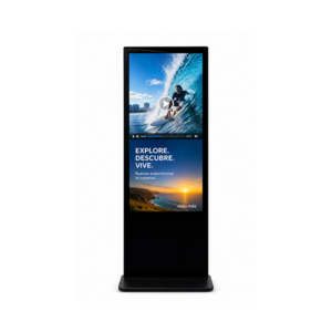 Totem Digital WioOne 43” 4K Android 14 Pantalla Publicitaria Digital